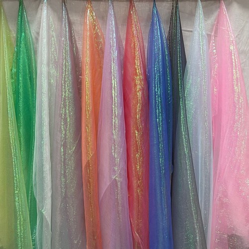 Iridescent rainbow crinkle - rainbow,