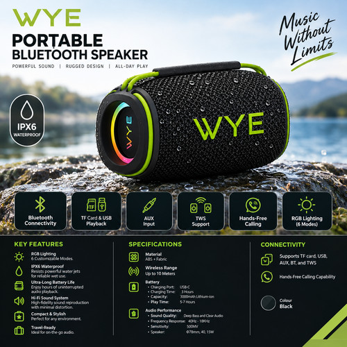 Wireless bluetooth speaker - wireless,