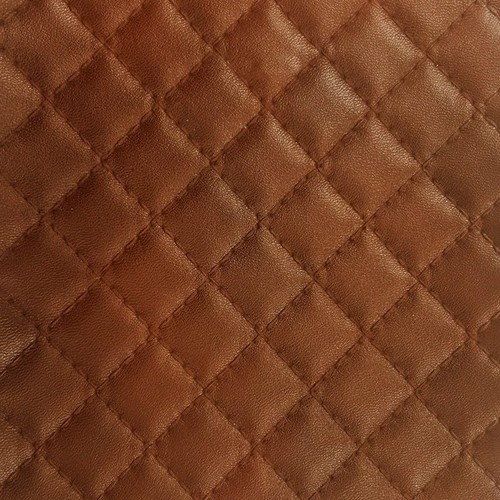Diamond stitched leatherette - stitched,