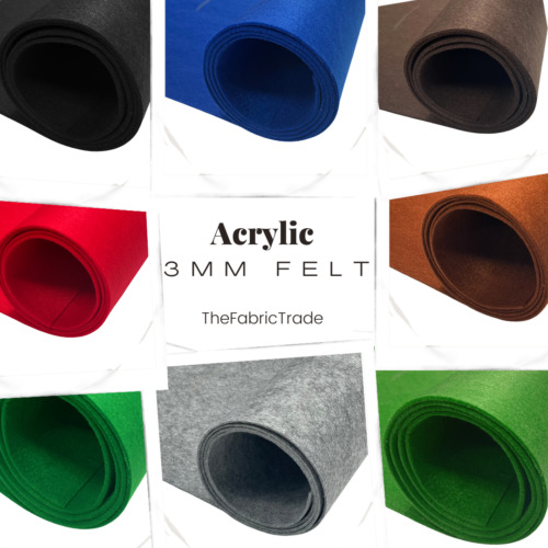 Thick 3mm acrylic felt fabric - felt,