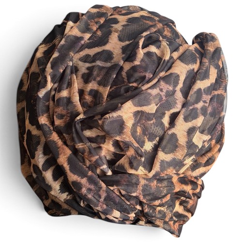Meters leopard print mesh - meters-,