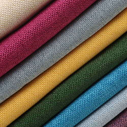 Solid burlap linen fabric - linen,